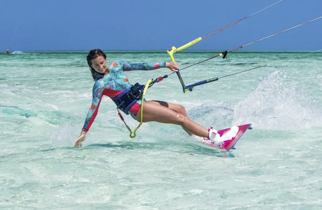 Kitesurfing at Bofa Beach